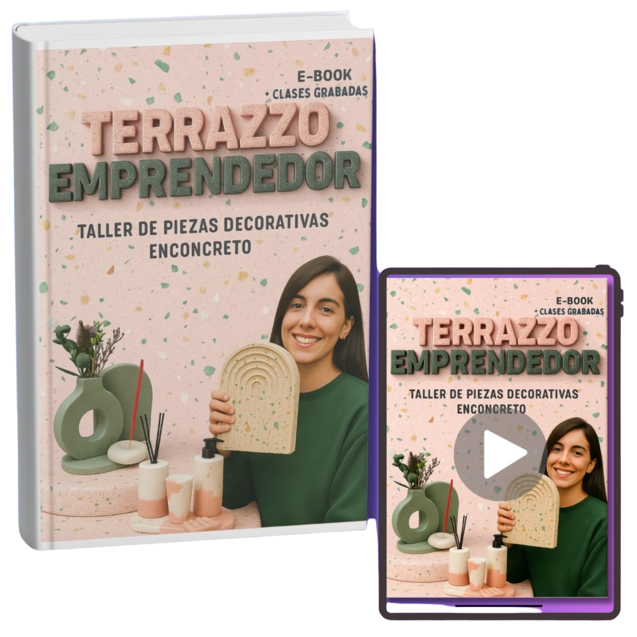 Guía práctica para hacer piezas decorativas en concreto.